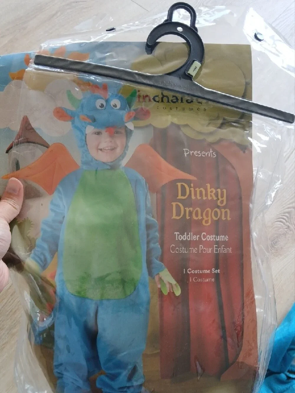 3t Dinky Dragon Halloween Costume Main Character Teal & Green Dragon Costume